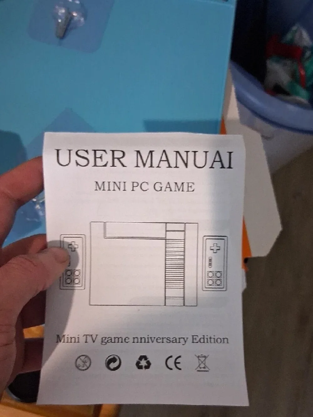 Mini Game Anniversary Edition Built-In 620 Classic Games - White